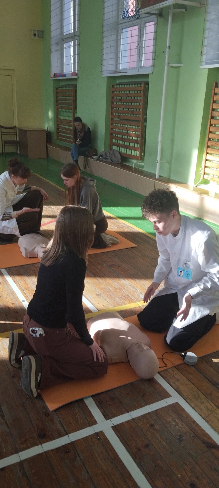 На базе нашей школы стартовал обучающий проект «Запусти сердце» для учащихся 10 классов