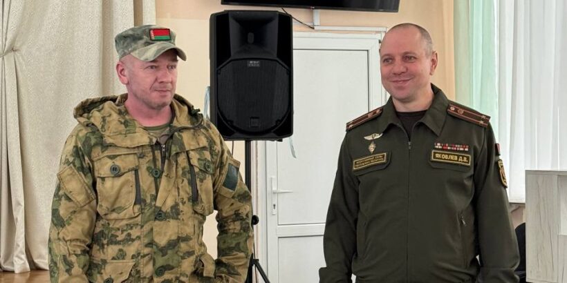 В школе — представитель военно-технического факультета БНТУ!